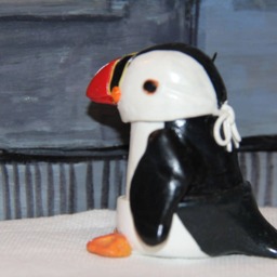 Penguin in Puffin Costume Figure/ Ornament - thumbnail 3