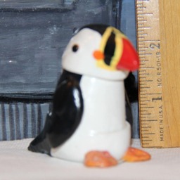 Penguin in Puffin Costume Figure/ Ornament - thumbnail 4