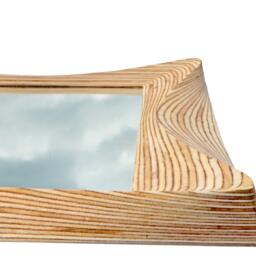 Large Wooden Mirror - Tall Big Living Room Bedroom Study - thumbnail 2