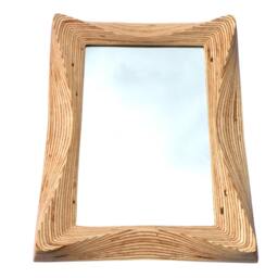Large Wooden Mirror - Tall Big Living Room Bedroom Study - thumbnail 3