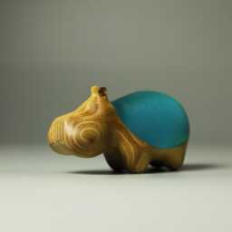 Duo Hippopotamus Sculpture - 16 - thumbnail 2