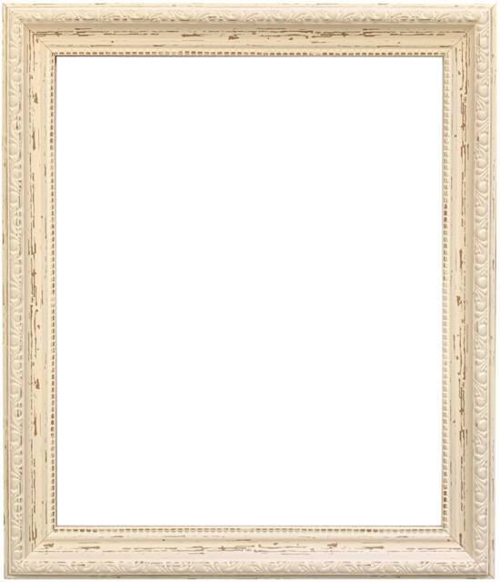 Shabby Chic Cream Photo Frame Distressed Picture Frame - image 1