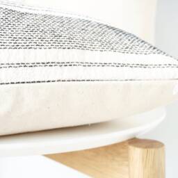 Cream Black Striped Pillow Cover - thumbnail 4