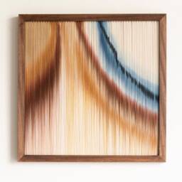 Framed Textile Art Wall Hanging From My New Framed Collection - Rust Iii [Made-To-Order] - thumbnail 3