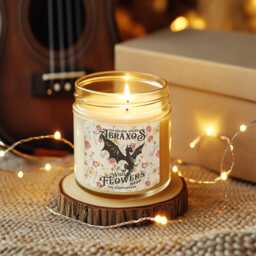 You Belong Amongst The Wildflowers Abraxos Candle, Throne Of Glass The Thirteen Dragon, Girly Bookish, Sjm, Fantasy Reader Candle