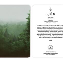 Sk??gr - Natural & Sustainable Soy Wax Candle Scented With Essential Oils Handmade Love in Oslo, Duft Av Juletre H??ndlaget Duftlys - thumbnail 3