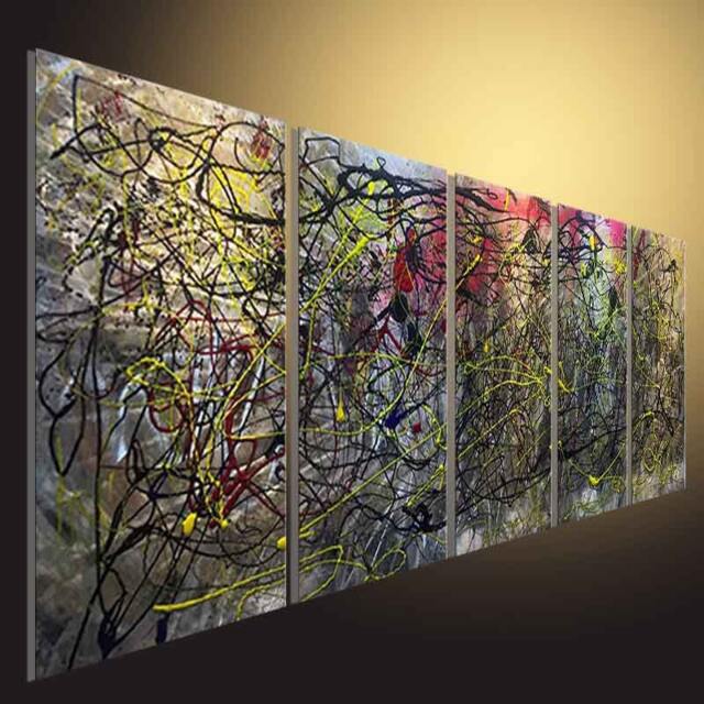 Abstract Metal Wall Art Sculpture, Modern Indoor/Outdoor Decor - image 1