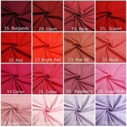 New Luxury High Quality Terracotta Red 59 Cotton Fabric Lamp Shade Oval Shape Oval Metallic Lining - thumbnail 4