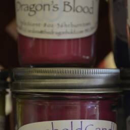 Dragon's Blood Candle Hand Poured, Triple Scented Soy-Paraffin Candle - thumbnail 3
