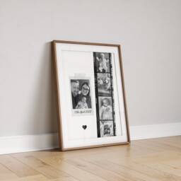 Personalised Baby Photo Strip Print Newborn Keepsake Wall Art - thumbnail 3
