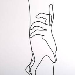 Handmade Wire Sculpture Abstract Tabletop Art On Concrete Base - thumbnail 4