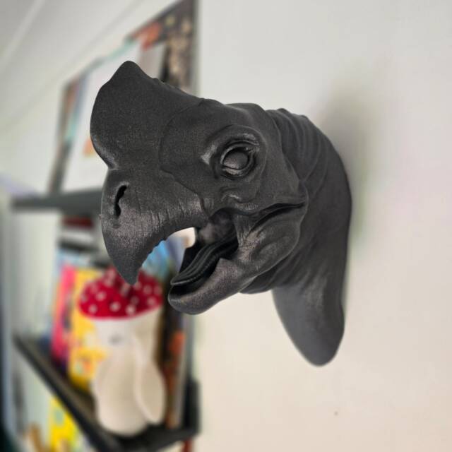 Oviraptor Wall Art - Dinosaur Mount 3D Printed - image 1