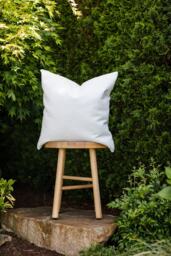 Charity - Ivory -- Indoor/Outdoor Neutral Leopard Print Pillow Cover White Outdoor Sunbrella Lumbar - thumbnail 1