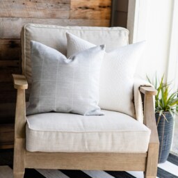 Charity - Ivory -- Indoor/Outdoor Neutral Leopard Print Pillow Cover White Outdoor Sunbrella Lumbar - thumbnail 3