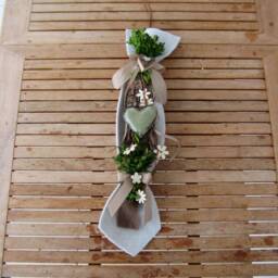xl Country House Style Door Wreath, Wall Decoration, Indoor & Outdoor Birthday, Christmas, Gift Idea - thumbnail 2