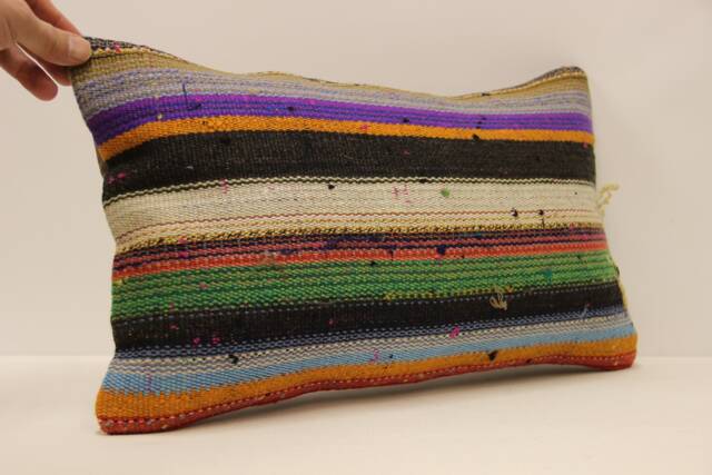 Throw Pillow, Sofa 12x20 in 30x50 cm, Vintage Kilim Pillow, Home Cushion Cover Boho Pillow Throw Koef-719 - image 1