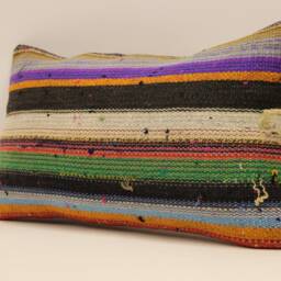 Throw Pillow, Sofa 12x20 in 30x50 cm, Vintage Kilim Pillow, Home Cushion Cover Boho Pillow Throw Koef-719 - thumbnail 3