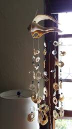 Authentic Mobiles Or Suncatchers Made With Real Shells & Local Driftwood - thumbnail 1