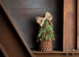 Natural Pine Cone Christmas Tree - Unique Decorative Table Centrepiece Pinecone Decorations