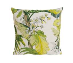 Schumacher - Tropique Citron Lovely Soft Tropical Designer Cushion Cover Handmade Throw Pillow Luxury Home Decor - thumbnail 1