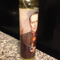 steve Buscemi Funny Prayer Candle, Religious Candle - thumbnail 2