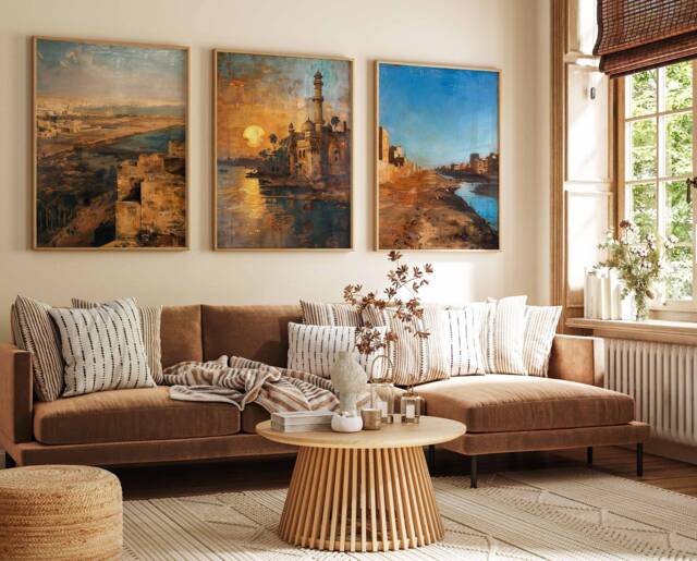 Karachi Travel Posters, Pakistan Prints, Art, Islamic Wall Muslim Gift, Pakistani Decor - image 1