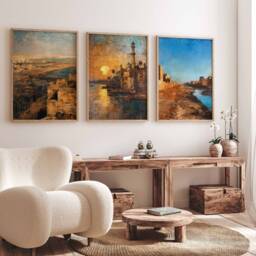 Karachi Travel Posters, Pakistan Prints, Art, Islamic Wall Muslim Gift, Pakistani Decor - thumbnail 2