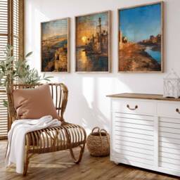 Karachi Travel Posters, Pakistan Prints, Art, Islamic Wall Muslim Gift, Pakistani Decor - thumbnail 3