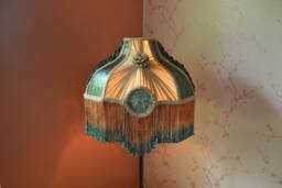 Handmade Green Velvet Lampshade Pleated Retro Fabric Shade Etsy