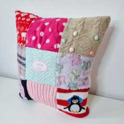 Memory Patchwork Cushion - thumbnail 2