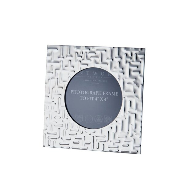 Wentworth Pewter Photo Frame Metropolitan Opera Design, 4x4 Picture - image 1