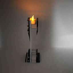 "Acrylic Led Candle Stand ""Zebra" - thumbnail 2