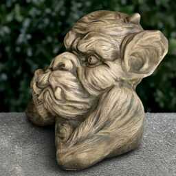 Outdoor Gargoyle Statue Concrete Monster Figurine Cement Wildlife Decoration Handmade Art Front Door Ornament Monster Lover Gift - thumbnail 2