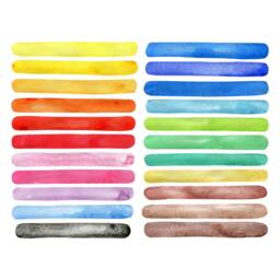 Watercolor Rainbow Sprinkle Wall Decals Playroom Nursery Decor - thumbnail 2