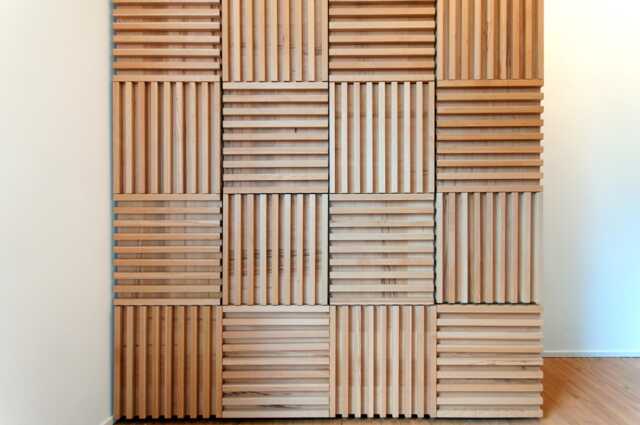Handcrafted Ash Wood Wardrobe Mid-Century Modern Closet Organizer - image 1