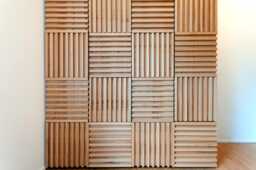 Handcrafted Ash Wood Wardrobe Mid-Century Modern Closet Organizer