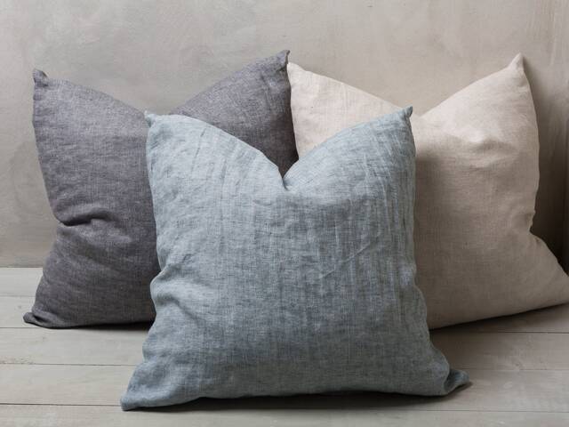 Linen Pillowcase-Linen Pilow Cover -Decorative Pillow-stonewashed Pillowcase-Lumbar Pillow Covers - image 1