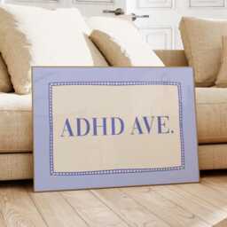 Adhd Avenue Art Print Funny Mental Health, Eclectic Street Style - thumbnail 2