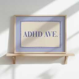 Adhd Avenue Art Print Funny Mental Health, Eclectic Street Style - thumbnail 3