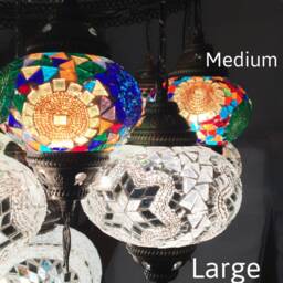 Mosaic Lamp, Chandelier Lighting, Mosaic Lighting, Colorful Lighting, Foyer Lamp, Moroccan Light, Moroccan Lighting, Turkish Light - thumbnail 2