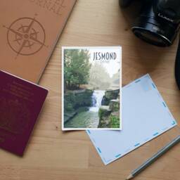Jesmond Dene Poster - Retro Style Newcastle Travel Print - thumbnail 3