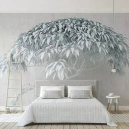 3D Tree Wallpaper Mural, Peel & Stick Wall Art - thumbnail 2