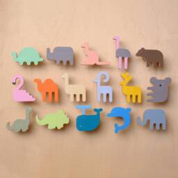 Pink Bird Nursery Wall Decor Hooks, Woodland Art For Or Children Playroom, Wooden Hooks Girls/Clothing Rack - thumbnail 3