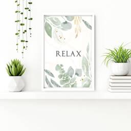 Watercolour Greenery Framed Set Of 3 Wall Art Prints For A Tropical Bathroom Home Decor, Pink Botanical Toilet Spa Decor - thumbnail 2