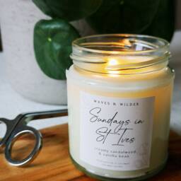 Candle Duo Gift Box. Handcrafted Soy Wax Candles. Thank You Teacher Gift. Made in Cornwall - thumbnail 4