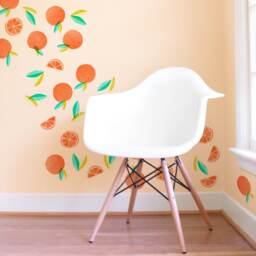 Oranges - Fabric Wall Decal Yum Mej