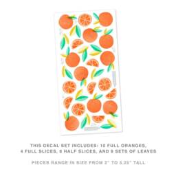 Oranges - Fabric Wall Decal Yum Mej - thumbnail 2