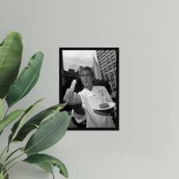 Vintage Anthony Bourdain Print, Kitchen Chef Poster, Fine Art Photography Wall Art, Museum Quality Classic Black & White Print - thumbnail 2