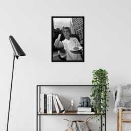 Vintage Anthony Bourdain Print, Kitchen Chef Poster, Fine Art Photography Wall Art, Museum Quality Classic Black & White Print - thumbnail 3