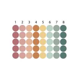 Boho Polka Dot Wall Stickers Earthy Nursery & Playroom Decor - thumbnail 2